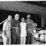 L-R: Ronald Markham, Clyde Kerr Jr., Irvin Mayfield, Jason Marsalis
