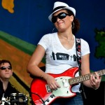 Mia Borders at Jazz Fest 2012. Photo by Kim Welsh. Mia Borders at Jazz Fest 2012. Photo by Kim Welsh.