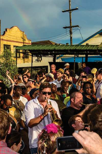 Uncle Lionel Batiste memorial second line. Photo by Jerry Moran. Uncle Lionel Batiste memorial second line. Photo by Jerry Moran.