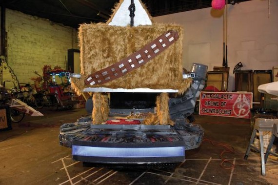Krewe of Chubacchus, Elsa Hahne, photo, float Krewe of Chubacchus, Elsa Hahne, photo, float