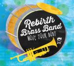 Rebirth Brass Band, Move Your Body, album cover, OffBeat Magazine, June 2014