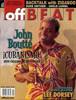 Offbeat Cover for October, 2000