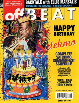 Offbeat Cover for August, 2001