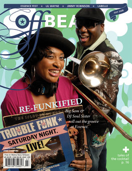 Offbeat Cover for July, 2008