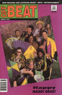 Offbeat Cover for March, 1992