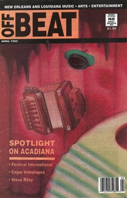 Offbeat Cover for April, 1992