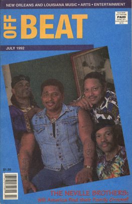 Offbeat Cover for July, 1992
