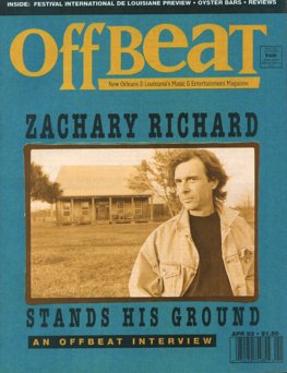 Offbeat Cover for April, 1993
