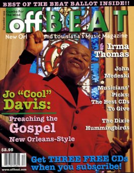 Offbeat Cover for December, 1999