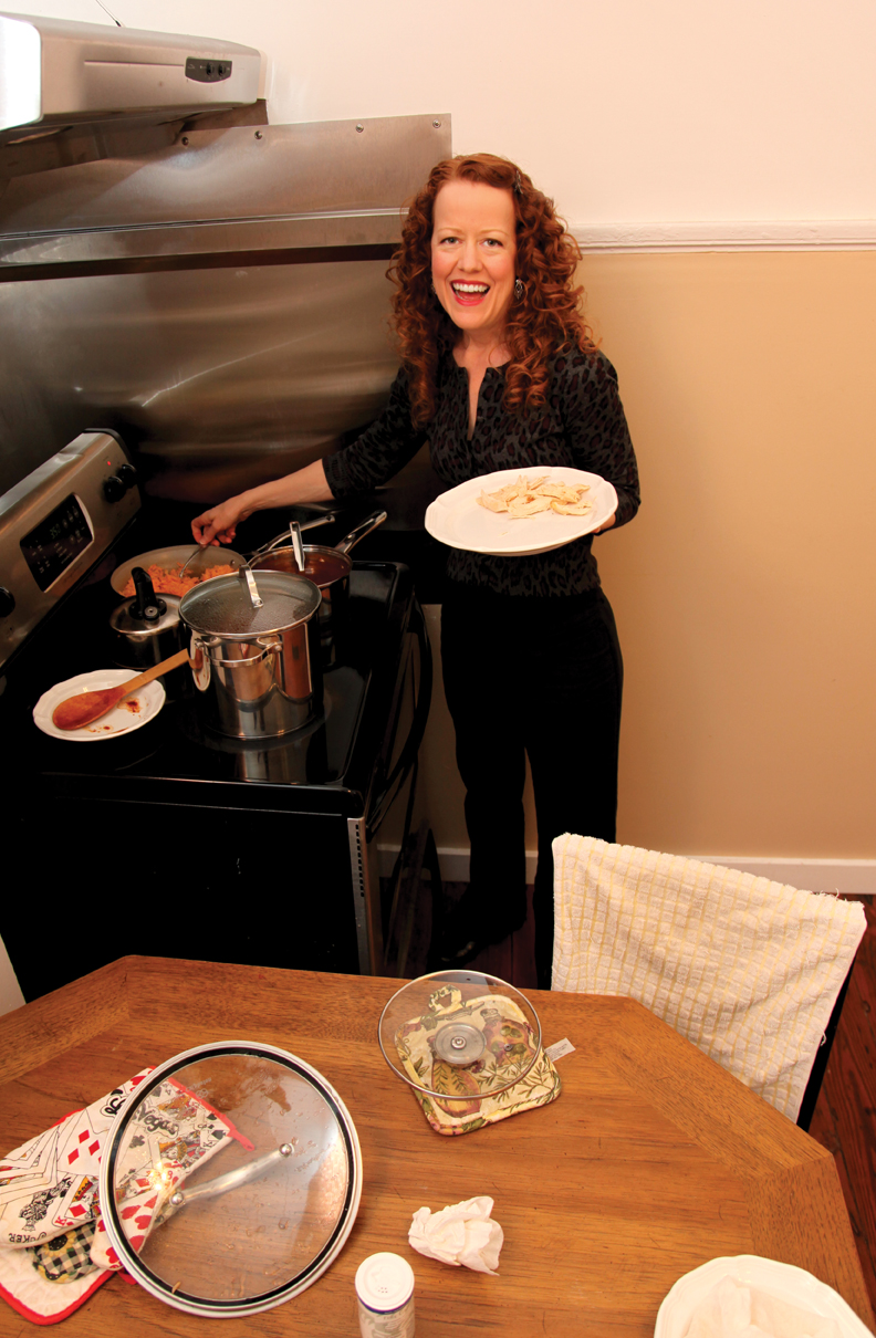 Julia Lashae in the Kitchen for The Gravy gravy.julialashae