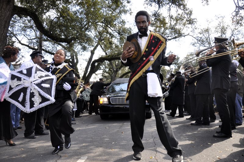 King Richard Matthews, Grand Marshal of the Olympia Brass Band King Richard Matthews, Grand Marshal of the Olympia Brass Band