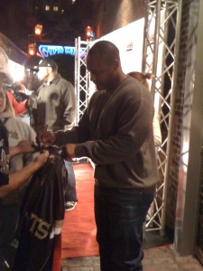 Will Smith of the New Orleans Saints outside the House of Blues New Orleans Monday, December 6