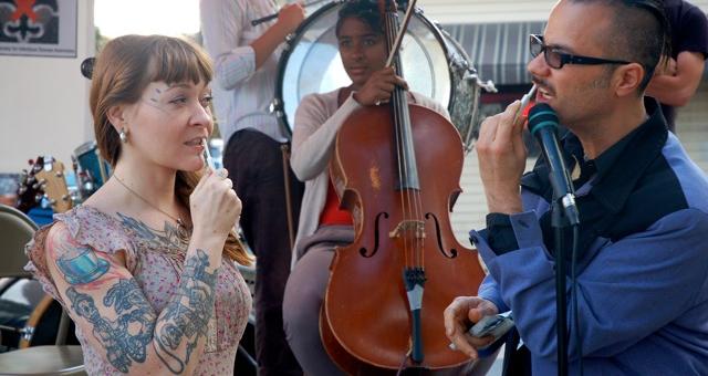 HAMP: Meschiya Lake and MarkAlain Dery Demonstrating HIV Testing HAMP: Meschiya Lake and MarkAlain Dery Demonstrating HIV Testing