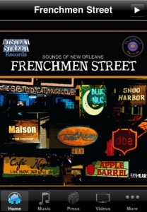 Frenchmen Street iPhone App Frenchmen Street iPhone App