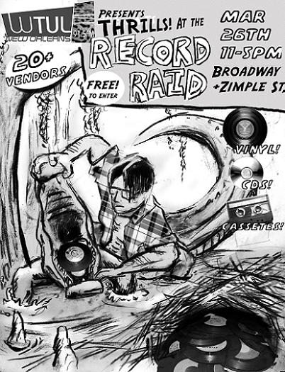 New Orleans Record Raid on Tulane's Zimple Quad March 26 New Orleans Record Raid on Tulane's Zimple Quad March 26