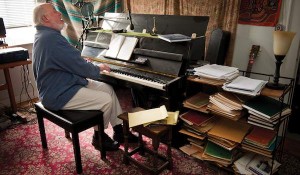 Ed Volker of the Radiators at home. Photo by Elsa Hahne.