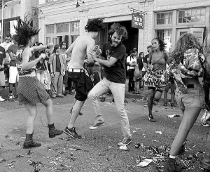 Community Records Block Party 2011. Photo by Adrienne Battistella.