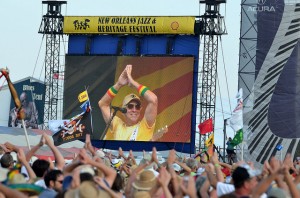 Jimmy Buffett at the New Orleans Jazz & Heritage Festival in 2011. Photo by Kim Welsh.