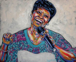 Tami Curtis-Ellis painting of Irma Thomas
