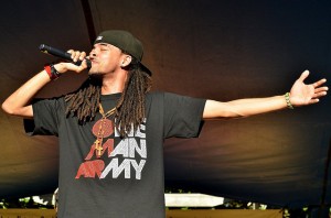 Dee-1 at Congo Square Rhythms Festival 2012 in New Orleans. Photo by Kim Welsh.