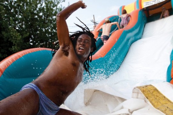 Frank Jones of Jean-Eric's Birthday Party. Photo by Josh Brasted. Frank Jones of Jean-Eric's Birthday Party. Photo by Josh Brasted.