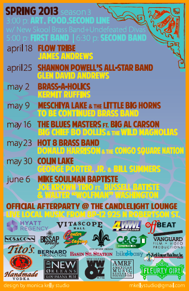 Jazz in the Park Spring 2013 Schedule