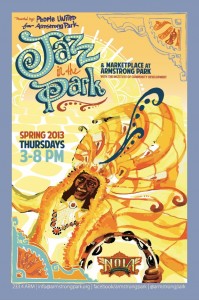 Jazz in the Park spring 2013 front