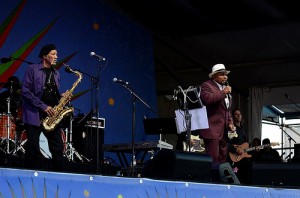 Aaron Neville at Jazz Fest May 5 | Photo by Kim Welsh