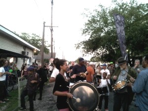 Bywater Rising Music Protest Second Line - Jazz Fest 2013