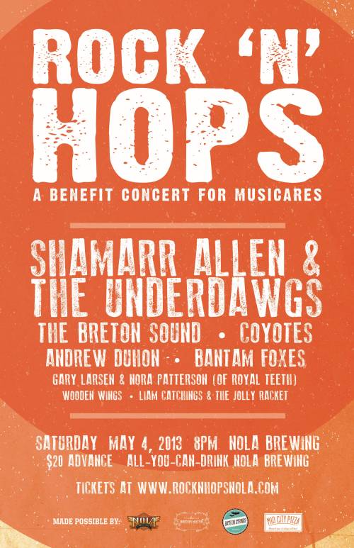 Rock n Hops 2013 poster Rock n Hops 2013 poster