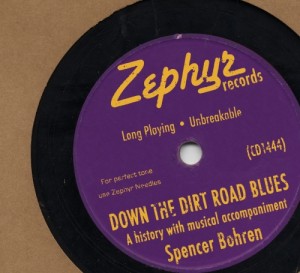 Spencer Bohren DDRB record label on Zephyr
