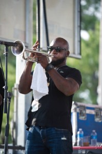 Travis Hill, trumpet, photo, Elsa Hahne
