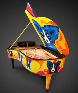 Blue Dog Steinway Blue Dog Steinway