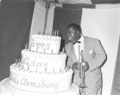Louis Armstrong, birthday, photo, Jack Bradley