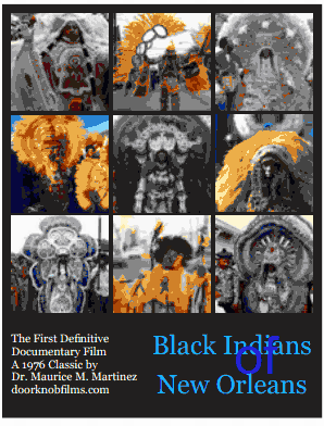 Black Indians of New Orleans - film poster - 300