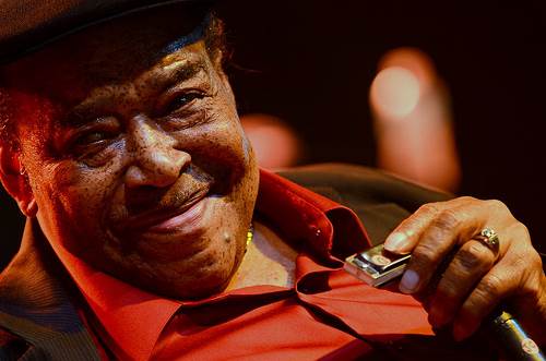 James Cotton, Crescent City Blues and BBQ Festival, 2013, photo, Kim Welsh James Cotton, Crescent City Blues and BBQ Festival, 2013, photo, Kim Welsh