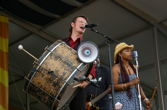 North Mississippi Allstars, Jazz Fest 2014, by Stephen Maloney, OffBeat Magazine North Mississippi Allstars, Jazz Fest 2014, by Stephen Maloney, OffBeat Magazine