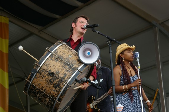 North Mississippi Allstars, Jazz Fest 2014, by Stephen Maloney, OffBeat Magazine