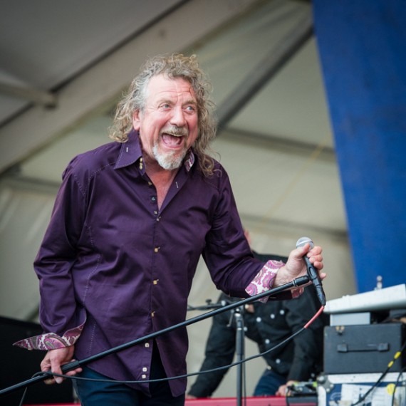 Robert Plant, by Elsa Hahne, Jazz Fest 2014, OffBeat Magazine