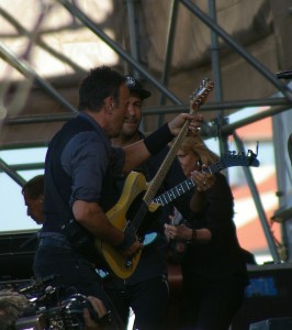 Bruce Springsteen, Tom Morello, Jazz Fest 2014, by Stephen Maloney, OffBeat Magazine Bruce Springsteen, Tom Morello, Jazz Fest 2014, by Stephen Maloney, OffBeat Magazine
