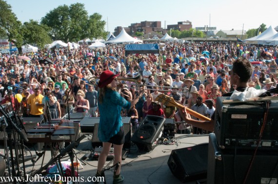 Mike Dillon Band, Bayou Boogaloo 2014, Jeffrey Dupuis, OffBeat Magazine Mike Dillon Band, Bayou Boogaloo 2014, Jeffrey Dupuis, OffBeat Magazine