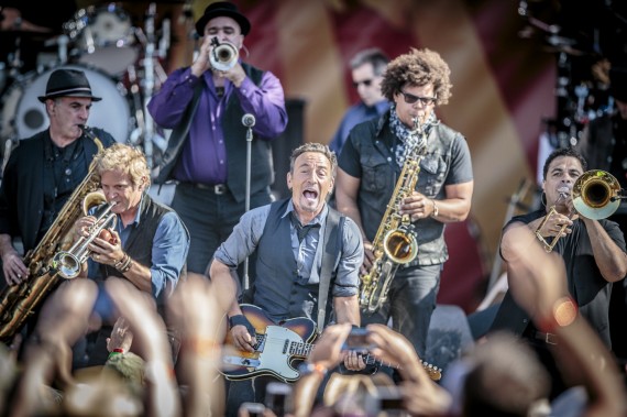 Bruce Springsteen, Jazz Fest 2014, by Willow Haley, OffBeat Magazine