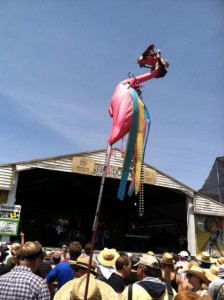 Bob the Flamingo, Jazz Fest 2014, OffBeat Magazine