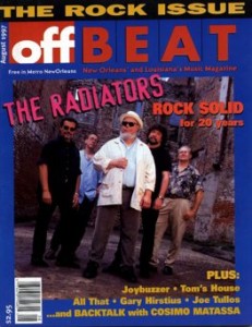The Radiators, Cover, 1997, OffBeat Magazine