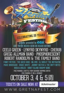 Gretna Hertitage Festival 2014 lineup poster Gretna Hertitage Festival 2014 lineup poster