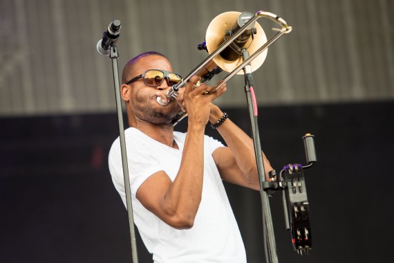 Trombone Shorty, Lollapalooza 2014, Josh Brasted, OffBeat Magazine Trombone Shorty, Lollapalooza 2014, Josh Brasted, OffBeat Magazine