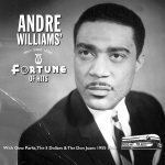 Andre Williams, A Fortune of Hits, album cover, OffBeat Magazine, October 2014