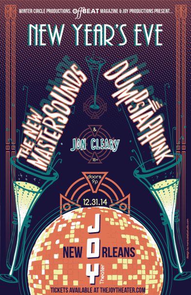 OffBeat Magazine New Year's Eve 2015 Celebration