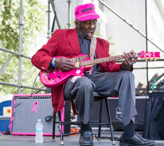 Leo Bud Welch, Crescent City Blues & BBQ Fest, Elsa Hahne and Golden G. Richard, III, OffBeat Magazine Leo Bud Welch, Crescent City Blues & BBQ Fest, Elsa Hahne and Golden G. Richard, III, OffBeat Magazine