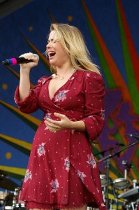 Maggie Koerner, Galactic, Jazz Fest, Photo by Stephen Maloney, OffBeat Magazine